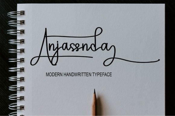 Anjassnda Font Review: A Quirky Handwritten Typeface for Creative Brands