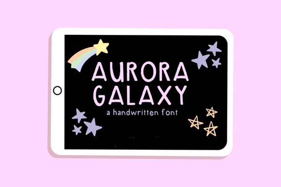Aurora Galaxy Font for Polished Branding