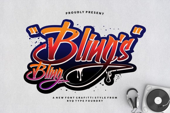 Blings: A Modern Handwritten Font for Editorial Design