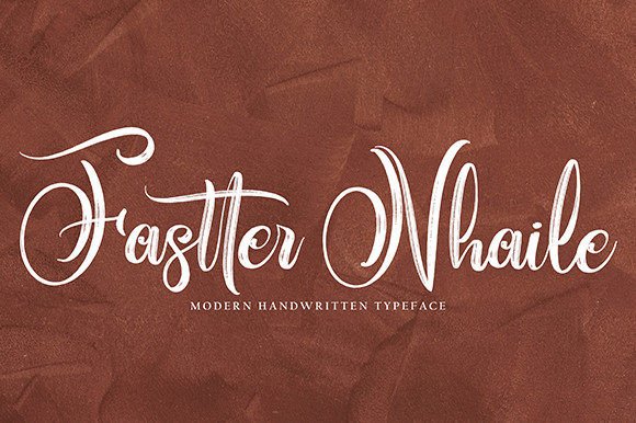 Fastter Nhaile: The Handwritten Typeface for Editorial Elegance