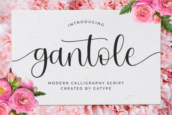 Gantole: The Modern Script Typeface That Elevates Small Business Branding