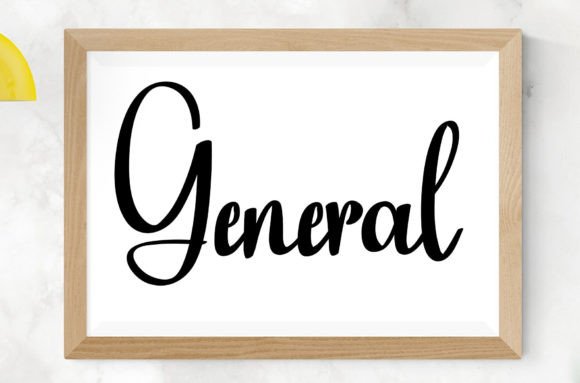 General: The Handwritten Typeface That Elevates Your Craft Projects
