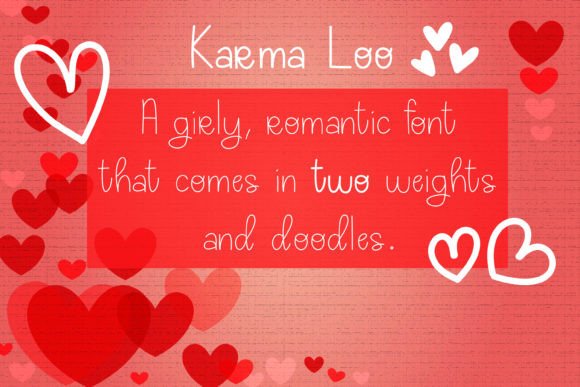 Karma Loo: A Script Font for Creative Projects