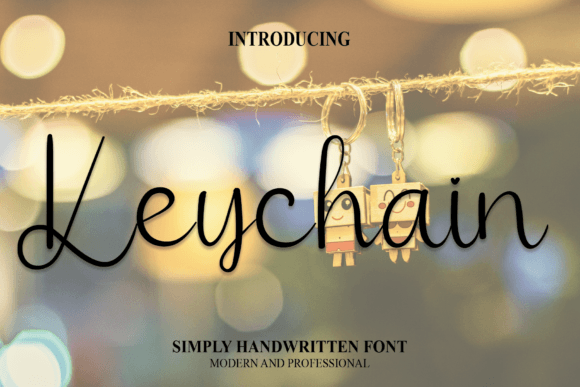 Keychain: The Handwritten Font That Brings Warmth to Editorial Design