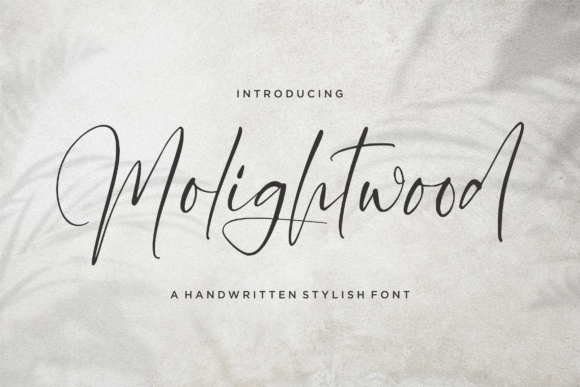 Molighwood: The Elegant Handwritten Font for Modern Editorial Design