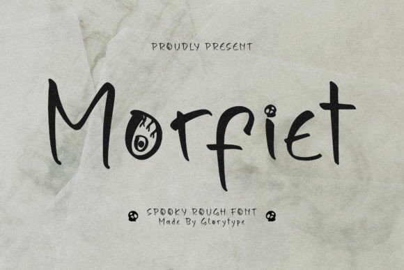 Morfiet: A Spooky Handwritten Typeface for Digital Brands