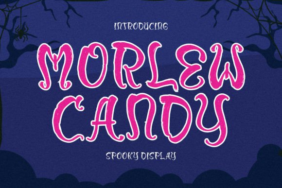 Morlew Candy: The Spooky Handwritten Typeface for Crafters