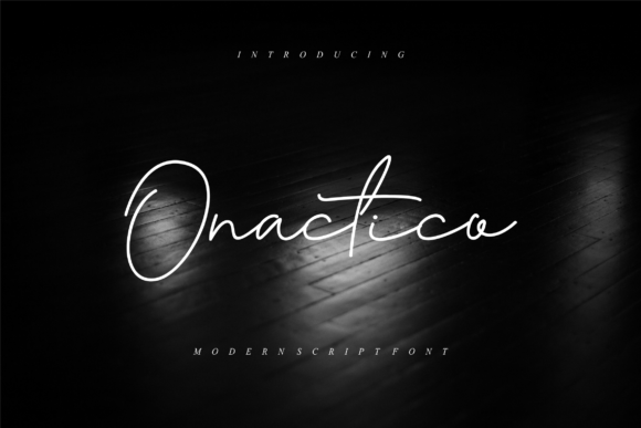 Onactico: A Stylish Script Font for Small Business Branding