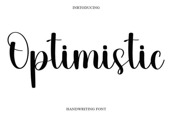 Optimistic: The Handwritten Typeface That Brings Joy to Your Craft Shop