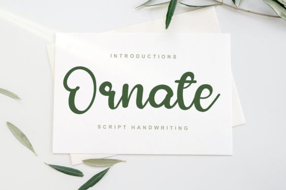 Ornate: The Handwritten Typeface That Elevates Small Business Branding