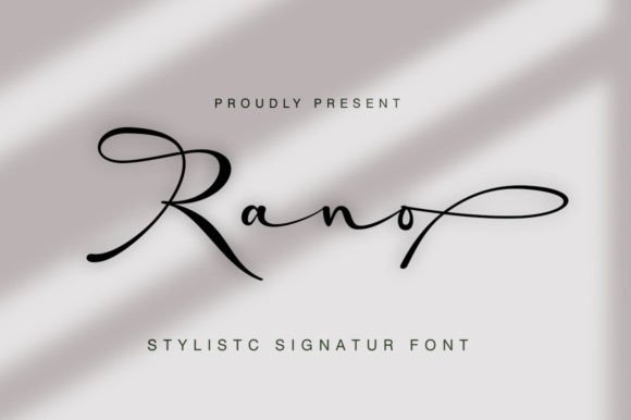 Rano: The Elegant Script Font for Modern Web Design