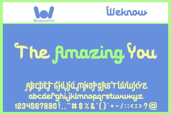 The Amazing You: The Perfect Handwritten Font for Small Business Branding