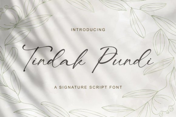 Tindak Pundi: The Handwritten Typeface That Elevates Campaign Visuals