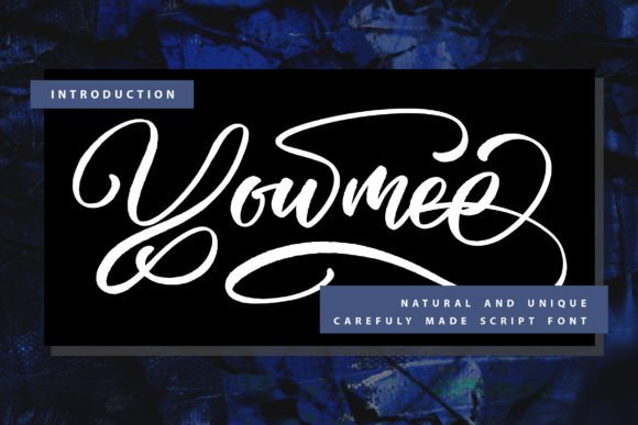 Yowmee: A Romantic Script Font for Branding Projects